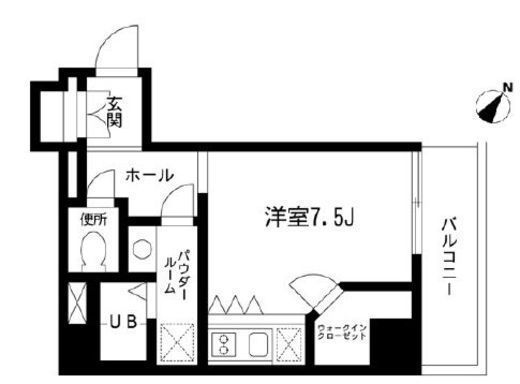 グロースメゾン新横浜　305号室　間取り