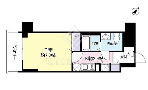 グロースメゾン新横浜　902号室　間取り