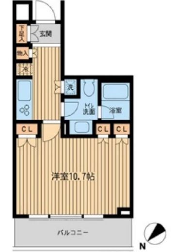 HF新横浜レジデンス　204号室　間取り