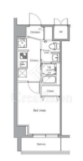 エルプレイス新子安2　516号室　間取り