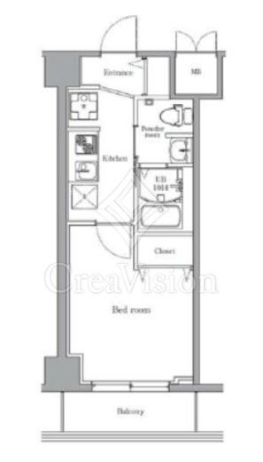 エルプレイス新子安2　915号室　間取り
