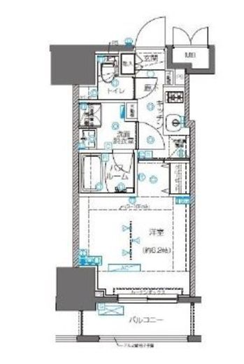 ZOOM横浜桜木町　302号室　間取り