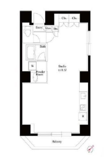 レジデンス1870　302号室　間取り