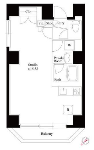レジデンス1870　401号室　間取り