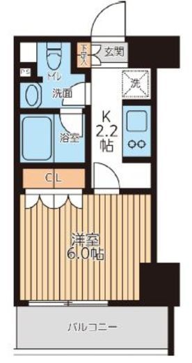 City Lux Tobe　713号室　間取り