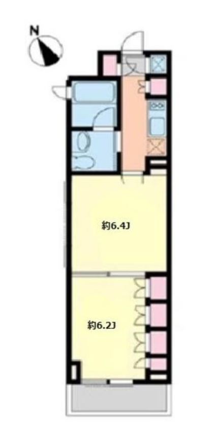 プラティーク清澄白河　305号室　間取り