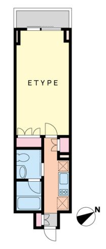 プラティーク清澄白河　608号室　間取り