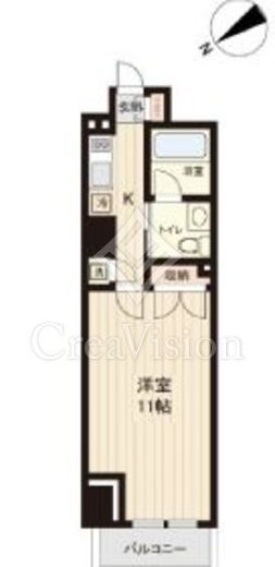 プラティーク清澄白河　508号室　間取り