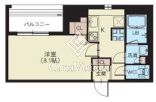 スプランディッド新横浜　502号室　間取り