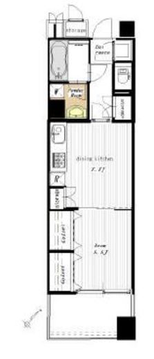 ラ・コスタ横浜山下公園　305号室　間取り