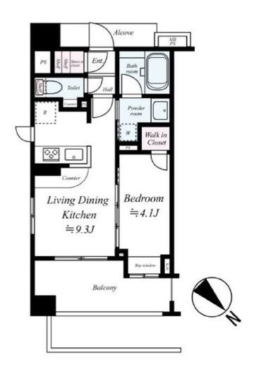 グローベルザ・スイート横浜　604号室　間取り