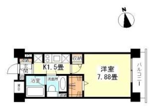 スタイリオ妙蓮寺　305号室　間取り