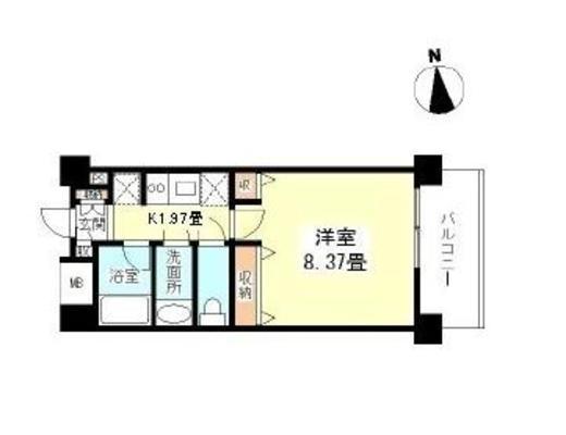 スタイリオ妙蓮寺　307号室　間取り