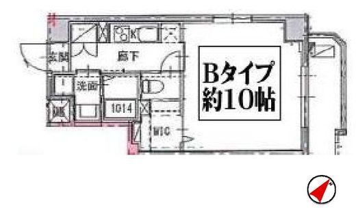 マークス横濱浅間町　203号室　間取り