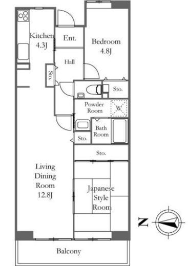 KDXレジデンス日吉　305号室　間取り