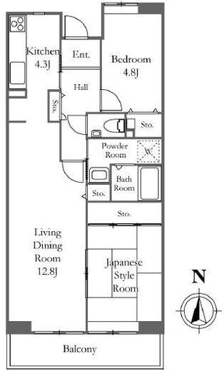 KDXレジデンス日吉　104号室　間取り