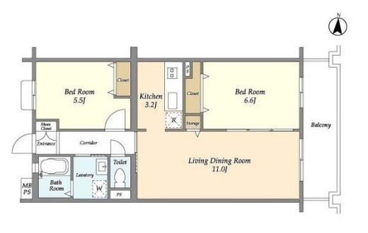 オーキッドレジデンス港北綱島イースト　309号室　間取り