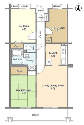 オーキッドレジデンス港北綱島イースト　505号室　間取り