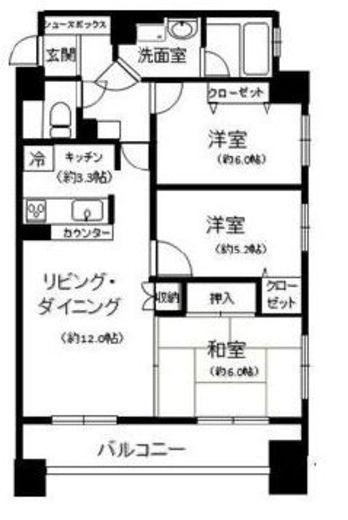 エスト・グランディール横濱関内　205号室　間取り
