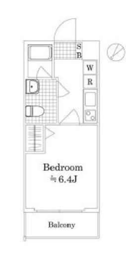 ラフィスタ元町Ⅱ　107号室　間取り