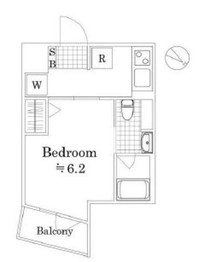 ラフィスタ元町Ⅱ　315号室　間取り