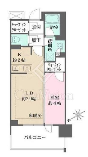 リビオタワー羽沢横浜国大　917号室　間取り