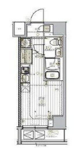リライア横濱鶴見　501号室　間取り