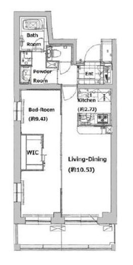 S-FORT横浜青葉台　606号室　間取り
