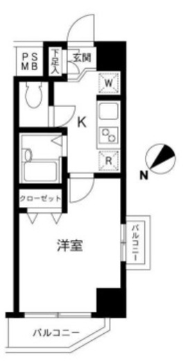 ミリオンタワー虎ノ門　604号室　間取り