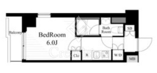 ラティエラ西横浜　201号室　間取り