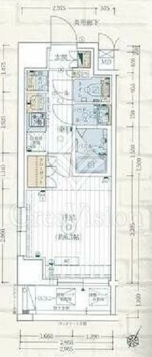 エステムコート横濱大通り公園　308号室　間取り