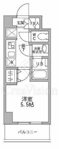 パークフラッツ横濱平沼橋　205号室　間取り