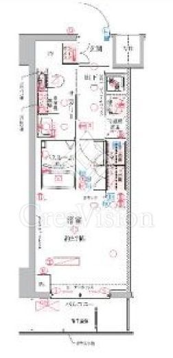 クレヴィスタ横浜関内　1002号室　間取り