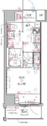 クレヴィスタ横浜関内　806号室　間取り