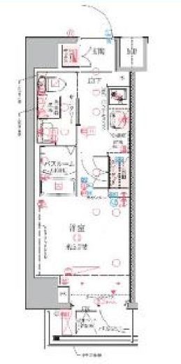 クレヴィスタ横浜関内　508号室　間取り
