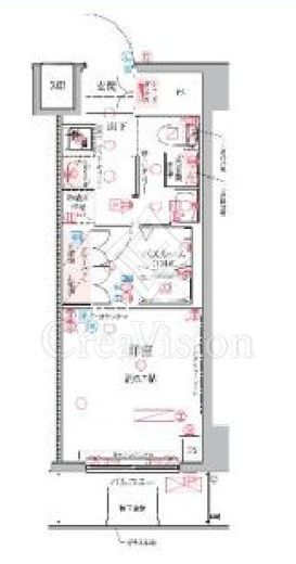クレヴィスタ横浜関内　507号室　間取り