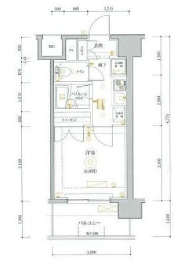 MAXIV関内 (マキシヴ関内)　302号室　間取り
