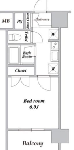 MAXIV関内 (マキシヴ関内)　402号室　間取り