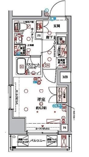 ラクラス横浜　210号室　間取り
