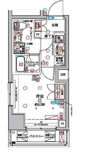 ラクラス横浜　510号室　間取り