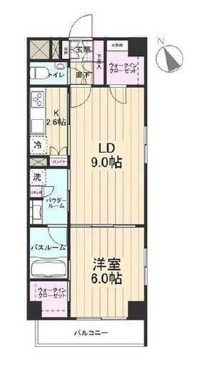 デュオステージ横濱赤門通り　205号室　間取り
