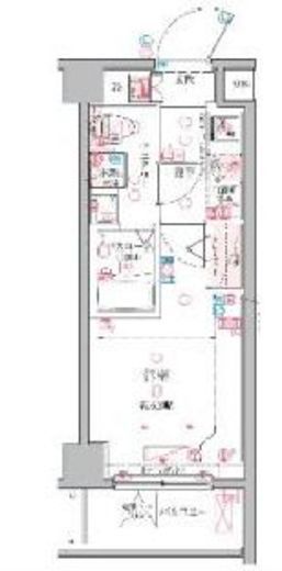 クレヴィスタ横浜綱島　101号室　間取り