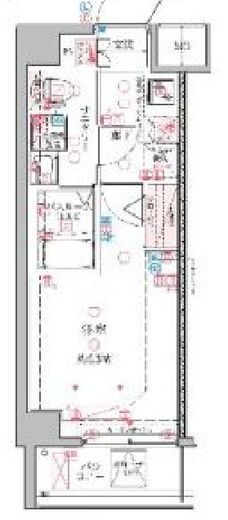 クレヴィスタ横浜綱島　411号室　間取り
