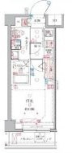 クレヴィスタ横浜綱島　604号室　間取り