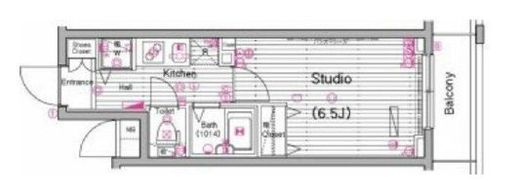 グランド・ガーラ横濱山下町　302号室　間取り