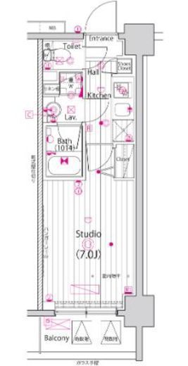 ガーラ・プライム横濱関内　303号室　間取り