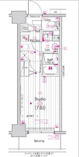 ガーラ・プライム横濱関内　904号室　間取り