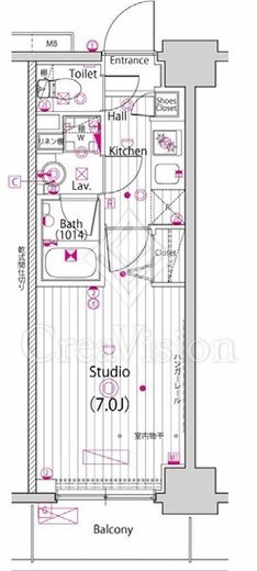 ガーラ・プライム横濱関内　509号室　間取り