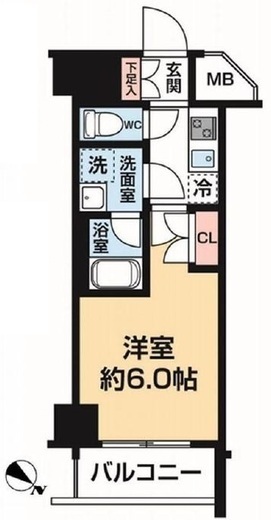 クラリッサ大通り公園　302号室　間取り