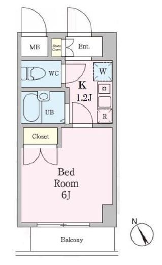 KDXレジデンス横浜関内　505号室　間取り